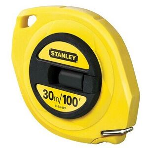 Stanley 0-34-107 Closed Case Steel Tape 30m / 100ft (Width 9.5mm) Stanley 0-34-107 Closed Case Steel Tape 30m / 100ft (Width 9.5mm)