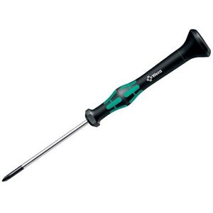 Wera 118022 Kraftform 2050 Micro Screwdriver Phillips Tip PH0 x 60mm Wera 118022 Kraftform 2050 Micro Screwdriver Phillips Tip PH0 x 60mm