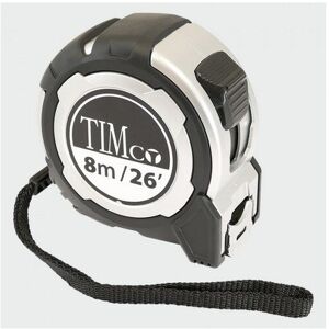 TIMco 8MTAPEM Tape Measure 8m 26ft x 25mm Wide TIMco 8MTAPEM Tape Measure 8m 26ft x 25mm Wide