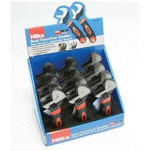 Hilka 18152160 Adjustable Stubby Wrench Reversible Jaw Dual Function Hilka 18152160 Adjustable Stubby Wrench Reversible Jaw Dual Function