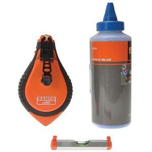 Bahco CL-1221-SET Blue Chalk, Chalk Line, Line Level Set Bahco CL-1221-SET Blue Chalk, Chalk Line, Line Level Set