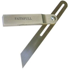 Faithfull FAISB250SS Aluminium Sliding Bevel Stainless Steel Blade 250mm (10in) Faithfull FAISB250SS Aluminium Sliding Bevel Stainless Steel Blade 250mm (10in)