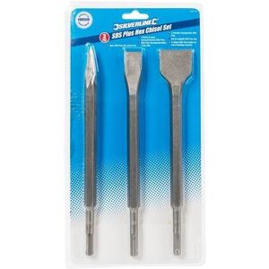 Silverline 515779 SDS Plus Hex Chisel Set 3-Piece, 15 mm Silverline 515779 SDS Plus Hex Chisel Set 3-Piece, 15 mm