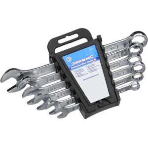 Silverline SP10 Combination Spanner 8-17 mm Metric - Set of 6 Silverline SP10 Combination Spanner 8-17 mm Metric - Set of 6
