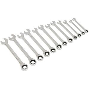 Sealey S0634 12pc Ratchet Spanner Set - Metric Sealey S0634 12pc Ratchet Spanner Set - Metric