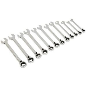 Sealey Siegen S0840 12pc Reversible Ratchet Combination Spanner Set - Metric Sealey Siegen S0840 12pc Reversible Ratchet Combination Spanner Set - Metric