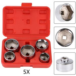 Unbranded 5PC Oil Filter Wrench Remover Socket Set 3/8" Drive 24,27,32,36,38m Unbranded 5PC Oil Filter Wrench Remover Socket Set 3/8" Drive 24,27,32,36,38m