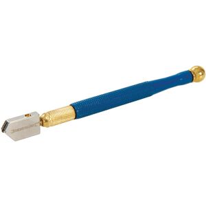 Silverline Lubricated Glass Cutter Steel Cutting Wheel Mark Glazing Tool 175mm ( Silverline Lubricated Glass Cutter Steel Cutting Wheel Mark Glazing Tool 175mm (