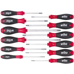 Wiha SoftFinish Screwdriver Ratchet Set 12 Piece Bit Kit Pack Hand Tool 41002 Wiha SoftFinish Screwdriver Ratchet Set 12 Piece Bit Kit Pack Hand Tool 41002