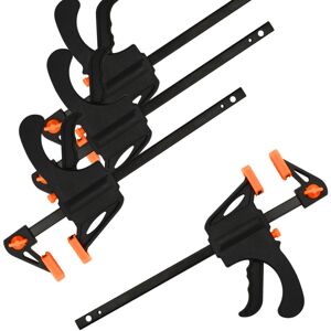 Unbranded 4 x 103mm Jaws Ratchet Trigger/G/Speed Clamps Woodworking Carpentry DIY Home UK Unbranded 4 x 103mm Jaws Ratchet Trigger/G/Speed Clamps Woodworking Carpentry DIY Home UK