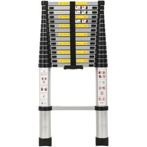 Unbranded 6.2M Heavy Duty Aluminium Multi-Purpose Telescopic Ladder Extendable Unbranded 6.2M Heavy Duty Aluminium Multi-Purpose Telescopic Ladder Extendable