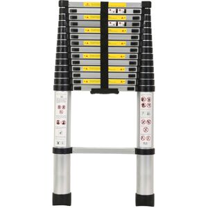 Unbranded 5.2M Portable Heavy Duty Multi-Purpose Aluminium Telescopic Ladder UK Unbranded 5.2M Portable Heavy Duty Multi-Purpose Aluminium Telescopic Ladder UK