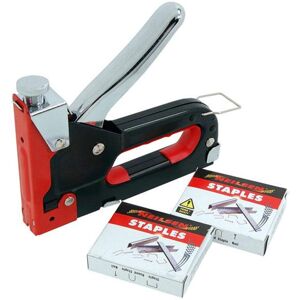 NEILSEN TOOLS Neilsen CT1609 Heavy Duty Staple Gun Stapler Upholstery Wood, Oran NEILSEN TOOLS Neilsen CT1609 Heavy Duty Staple Gun Stapler Upholstery Wood, Oran