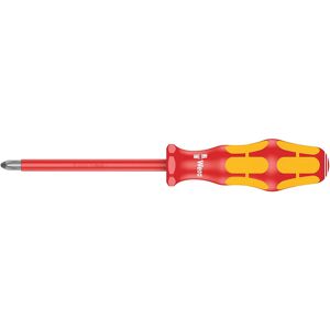 Wera 162 i PH Kraftform Plus Lasertip VDE Insulated Screwdriver, Phillips 2 x 10 Wera 162 i PH Kraftform Plus Lasertip VDE Insulated Screwdriver, Phillips 2 x 10