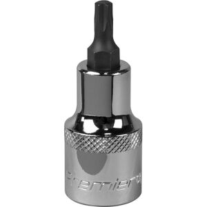 Loops T27 TRX Star Socket Bit - 1/2" Square Drive - PREMIUM S2 Steel Head Knurled Grip Loops T27 TRX Star Socket Bit - 1/2" Square Drive - PREMIUM S2 Steel Head Knurled Grip