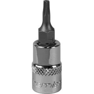 Loops T10 TRX Star Socket Bit - 1/4" Square Drive - PREMIUM S2 Steel Head Knurled Grip Loops T10 TRX Star Socket Bit - 1/4" Square Drive - PREMIUM S2 Steel Head Knurled Grip