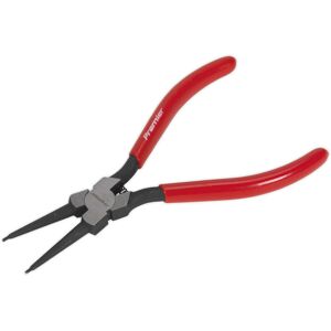 Loops 180mm Straight Nose Internal Circlip Pliers - Spring Loaded Jaws - Non-Slip Tips Loops 180mm Straight Nose Internal Circlip Pliers - Spring Loaded Jaws - Non-Slip Tips