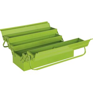 Loops 530 x 210 x 220mm Cantilever Toolbox - GREEN - 4 Tray Portable Tool Storage Case Loops 530 x 210 x 220mm Cantilever Toolbox - GREEN - 4 Tray Portable Tool Storage Case