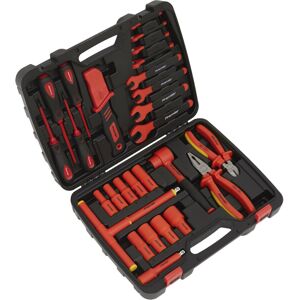 Loops 27pc VDE Insulated Tool Kit - 1500V DC EN 60900 - Ratchet Socket Spanner Driver Loops 27pc VDE Insulated Tool Kit - 1500V DC EN 60900 - Ratchet Socket Spanner Driver