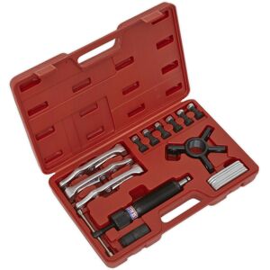 Loops 19 Piece Hydraulic Puller Set - 2 Way Yoke - 10 Tonne Capacity Hydraulic Ram Loops 19 Piece Hydraulic Puller Set - 2 Way Yoke - 10 Tonne Capacity Hydraulic Ram