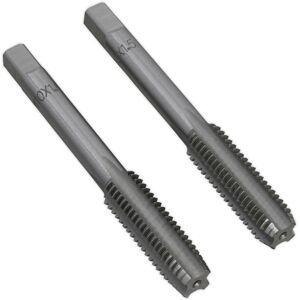 Loops 2 PACK - M10 x 1.5mm Taper & Plug Tap Set - Premium Steel - Socket Threading Bit Loops 2 PACK - M10 x 1.5mm Taper & Plug Tap Set - Premium Steel - Socket Threading Bit