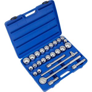 Loops 26 PACK Socket Set - 3/4" Square Drive - 12 Point Socket Kit - Chrome Vanadium Loops 26 PACK Socket Set - 3/4" Square Drive - 12 Point Socket Kit - Chrome Vanadium