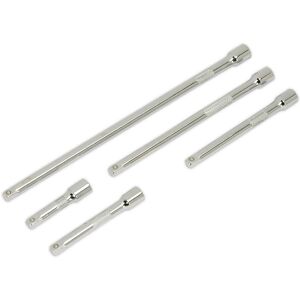 Loops 5 Piece Knurled Extension Bar Set - 1/4" Sq Drive - Spring-Ball Socket Retainer Loops 5 Piece Knurled Extension Bar Set - 1/4" Sq Drive - Spring-Ball Socket Retainer