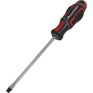Loops PREMIUM Slotted 5 x 125mm Screwdriver - Ergonomic Soft Grip - Magnetic Tip Loops PREMIUM Slotted 5 x 125mm Screwdriver - Ergonomic Soft Grip - Magnetic Tip