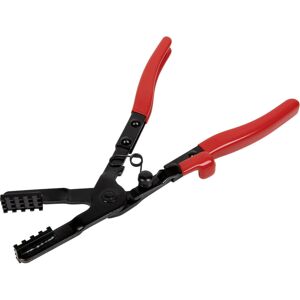 Loops Angled Hose Clamp Pliers - 100mm Jaw Capacity - Spring Loaded - Locking Function Loops Angled Hose Clamp Pliers - 100mm Jaw Capacity - Spring Loaded - Locking Function