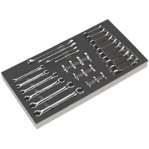 Loops 30 Piece Specialised Spanner Set with Tool Tray - Tool Box Tray Tidy Storage Loops 30 Piece Specialised Spanner Set with Tool Tray - Tool Box Tray Tidy Storage
