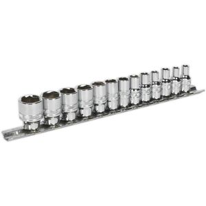 Loops 13 PACK Socket Set 1/4" Metric Square Drive - 6 Point LOCK-ON Rounded Heads Loops 13 PACK Socket Set 1/4" Metric Square Drive - 6 Point LOCK-ON Rounded Heads