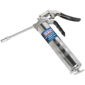 Loops Pistol Type Grease Gun - 3-Way Fill - Rigid Delivery Tube - Die-Cast Pump Head Loops Pistol Type Grease Gun - 3-Way Fill - Rigid Delivery Tube - Die-Cast Pump Head