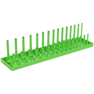 Loops 332mm 3/8" Square Drive Socket Holder - GREEN 30 Bit Capacity Standard & Deep Loops 332mm 3/8" Square Drive Socket Holder - GREEN 30 Bit Capacity Standard & Deep