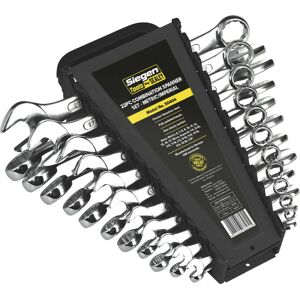 Loops 22pc Slim Handled Combination Spanner Set 12 Point Metric & Imperial Ring Wrench Loops 22pc Slim Handled Combination Spanner Set 12 Point Metric & Imperial Ring Wrench