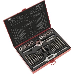 Loops 28pc Metric Tap & Split Die Set - M3 to M12 - Manual Bar & Socket Threading Tool Loops 28pc Metric Tap & Split Die Set - M3 to M12 - Manual Bar & Socket Threading Tool
