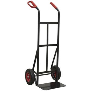 Loops 200kg Heavy-Duty Sack Truck PU Tyres - D-Shaped Handgrips - Steel Construction Loops 200kg Heavy-Duty Sack Truck PU Tyres - D-Shaped Handgrips - Steel Construction