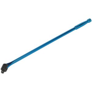 Loops 600mm Breaker Pull Bar - Replaceable 1/2" Sq Drive Knuckle - Blue Chrome Finish Loops 600mm Breaker Pull Bar - Replaceable 1/2" Sq Drive Knuckle - Blue Chrome Finish