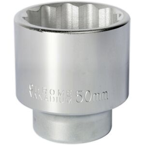 Loops 50mm Forged Steel Drive Socket - 3/4" Square Drive - Chrome Vanadium Socket Loops 50mm Forged Steel Drive Socket - 3/4" Square Drive - Chrome Vanadium Socket