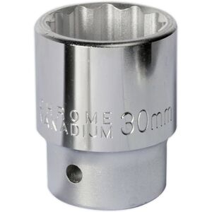 Loops 30mm Forged Steel Drive Socket - 3/4" Square Drive - Chrome Vanadium Socket Loops 30mm Forged Steel Drive Socket - 3/4" Square Drive - Chrome Vanadium Socket