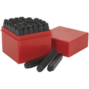Loops 36 Piece Letter & Number Punch Set - 8mm Character Height - High Carbon Steel Loops 36 Piece Letter & Number Punch Set - 8mm Character Height - High Carbon Steel
