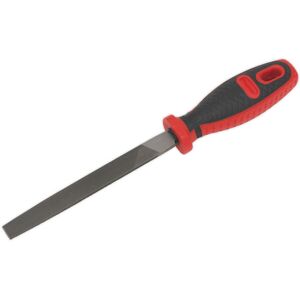 Loops 150mm Flat Taper Engineers File - Double Cut - Coarse - Comfort Grip Handle Loops 150mm Flat Taper Engineers File - Double Cut - Coarse - Comfort Grip Handle