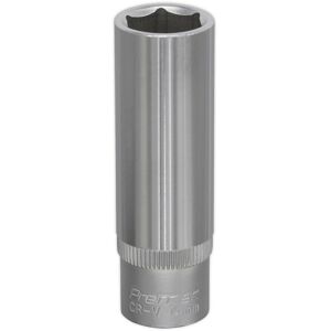 Loops 14mm Forged Steel Deep Drive Socket - 3/8" Square Drive - Chrome Vanadium Socket Loops 14mm Forged Steel Deep Drive Socket - 3/8" Square Drive - Chrome Vanadium Socket