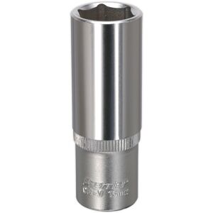 Loops 16mm Forged Steel Deep Drive Socket - 3/8" Square Drive - Chrome Vanadium Socket Loops 16mm Forged Steel Deep Drive Socket - 3/8" Square Drive - Chrome Vanadium Socket