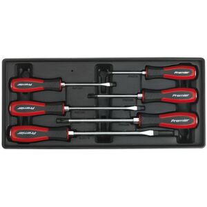 Loops 6 Piece PREMIUM Hammer Through Screwdriver Set with Modular Tool Tray - Storage Loops 6 Piece PREMIUM Hammer Through Screwdriver Set with Modular Tool Tray - Storage
