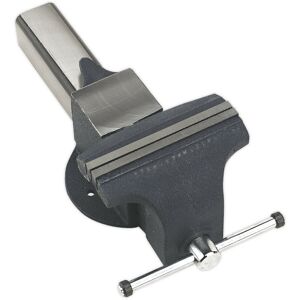 Loops Heavy-Duty Bench Mounted Steel Vice - 200mm Jaw Width - Built In Anvil Loops Heavy-Duty Bench Mounted Steel Vice - 200mm Jaw Width - Built In Anvil