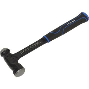 Loops 24oz One Piece Steel Ball Pein Hammer - Shock Reducing Textured Rubber Grip Loops 24oz One Piece Steel Ball Pein Hammer - Shock Reducing Textured Rubber Grip