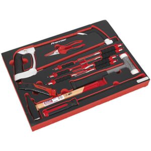 Loops Premium 13pc Hacksaw Hammers & Punch Kit with 530 x 397mm Tool Tray - Workshop Loops Premium 13pc Hacksaw Hammers & Punch Kit with 530 x 397mm Tool Tray - Workshop