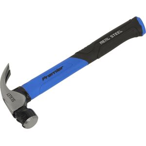 Loops 16oz Claw Hammer - Fibreglass Shaft - Drop Forged Steel - Magnetic Nail Starter Loops 16oz Claw Hammer - Fibreglass Shaft - Drop Forged Steel - Magnetic Nail Starter