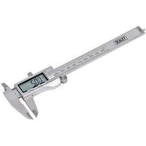 Loops 150mm Digital Vernier Calipers - Hardened & Tempered - LCD Display - Case Loops 150mm Digital Vernier Calipers - Hardened & Tempered - LCD Display - Case