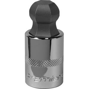 Loops 19mm Ball-End Hex Socket Bit - 1/2" Square Drive - Chrome Vanadium Wrench Socket Loops 19mm Ball-End Hex Socket Bit - 1/2" Square Drive - Chrome Vanadium Wrench Socket